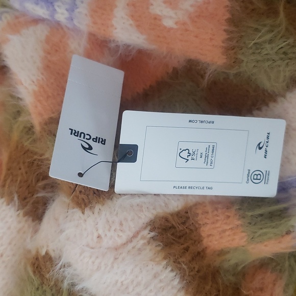 New XL Preppy Fair Isle Cozy Soft Knit Wool Crew Warm Slouchy Oversized Sweater - Picture 7 of 11